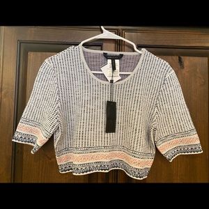 BCBG cropped sweater